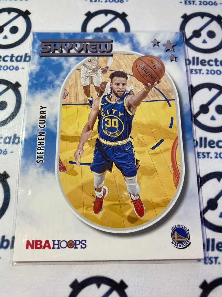 2021-22 Panini NBA HOOPS Stephen Curry Skyview #9 Warriors
