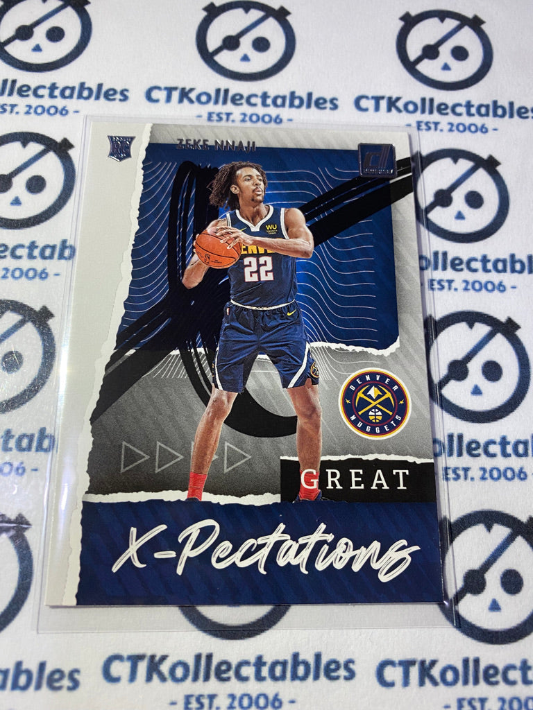 2020-21 NBA Donruss Great X-Pectations Zeke Nnaji #10 Nuggets