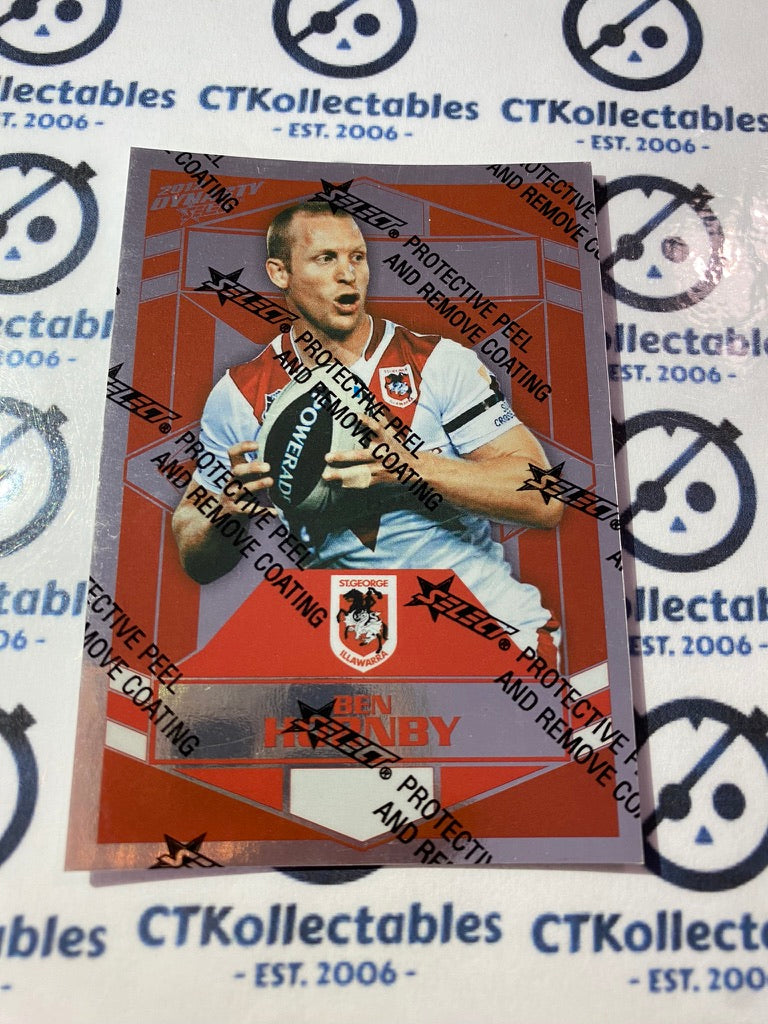 2012 NRL Select Dynasty Silver Parallel #SP139 Ben Hornby Dragons