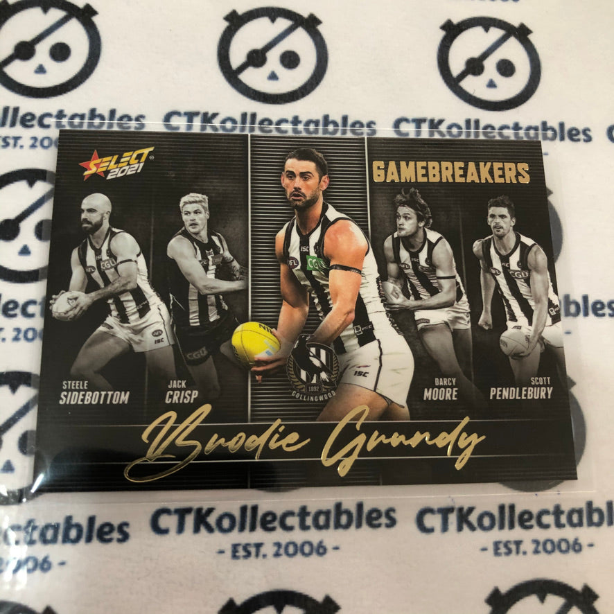 2021 AFL Footy Stars Gamebreakers Brodie Grundy GB17 Magpies