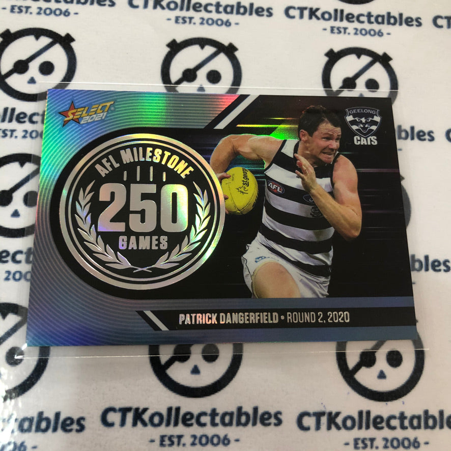 2021 AFL Footy Stars Milestone-250 Games Patrick Dangerfield #MG24 Cats