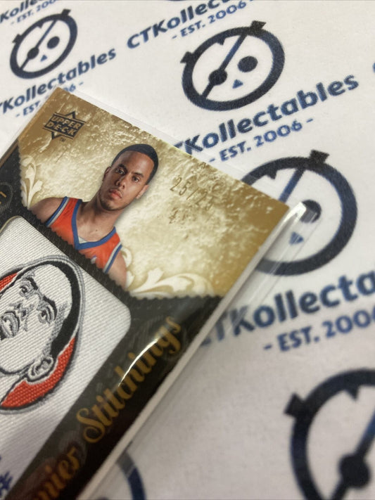 2008/09 U/D Premier DJ Augustin Premier Stitchings #25/25 Bobcats