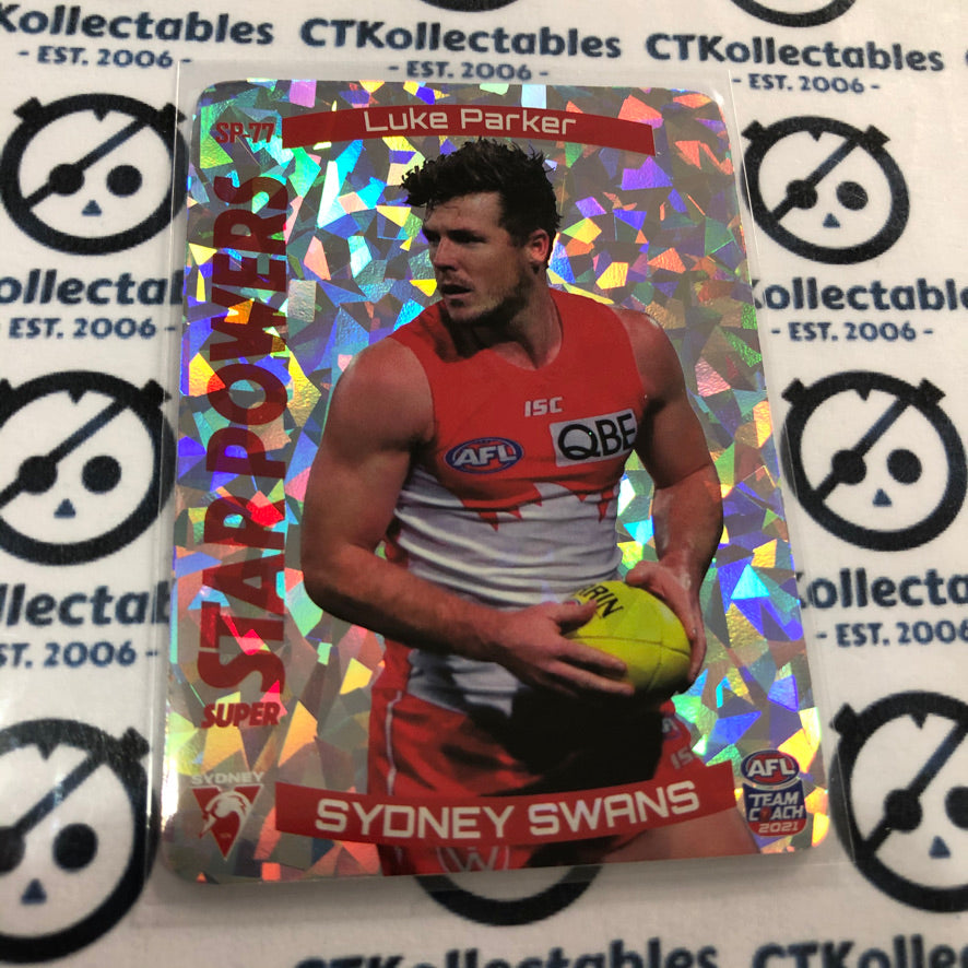 2021 AFL Teamcoach Star Powers Silver - Luke Parker SP-77