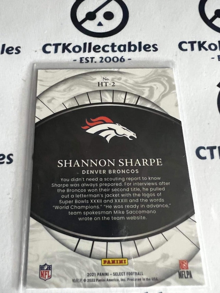 2021 NFL Panini Select Shannon Sharpe Hidden Talents #HT-2 Broncos