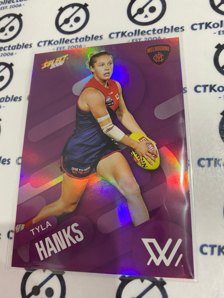 2022 AFL Footy Stars Purple Parallel - Tyla Hanks PP206 Demons