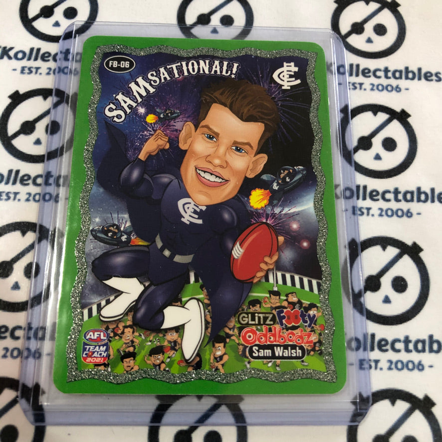 2021 AFL Teamcoach Sam Walsh Glitz Oddbodz FB-06