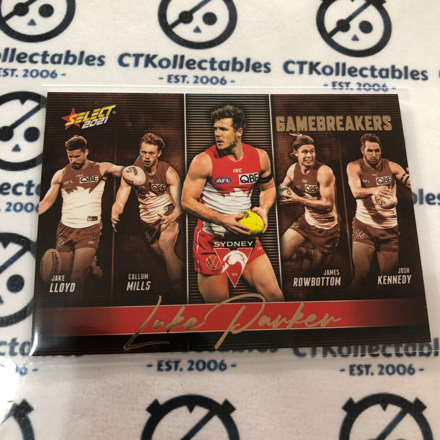 2021 AFL Footy Stars Gamebreakers Luke Parker GB79 Swans