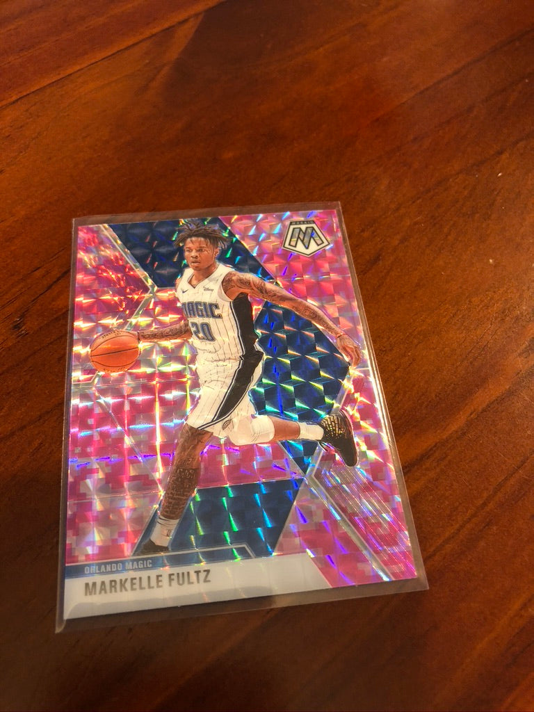 Markelle Fultz Pink Mosaic Prizm #42 2019-20 NBA Mosaic