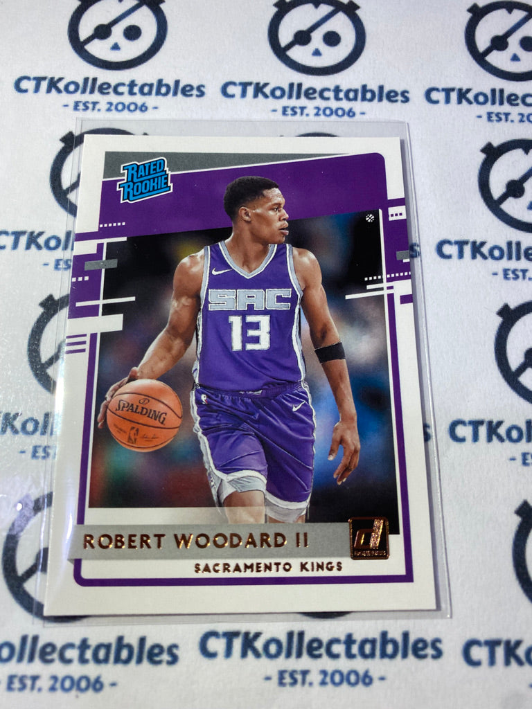 2020-21 NBA Donruss Rated Rookie Robert Woodard II #219 Kings