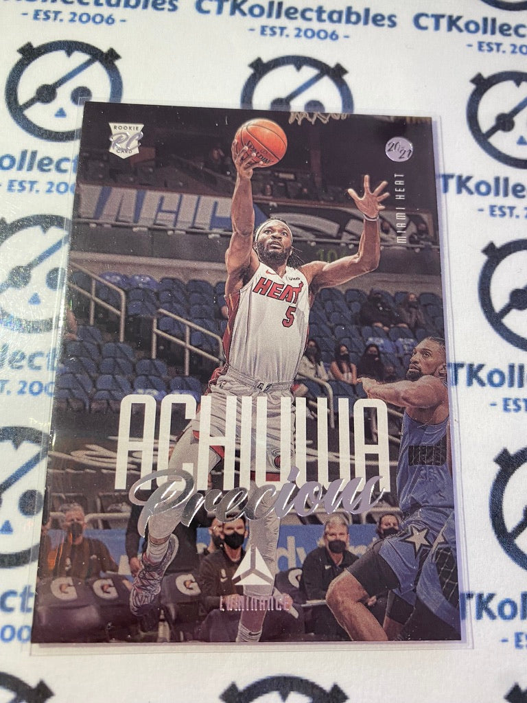 2020-21 NBA Panini Chronicles Luminance Precious Achiuwa RC #136 Heat