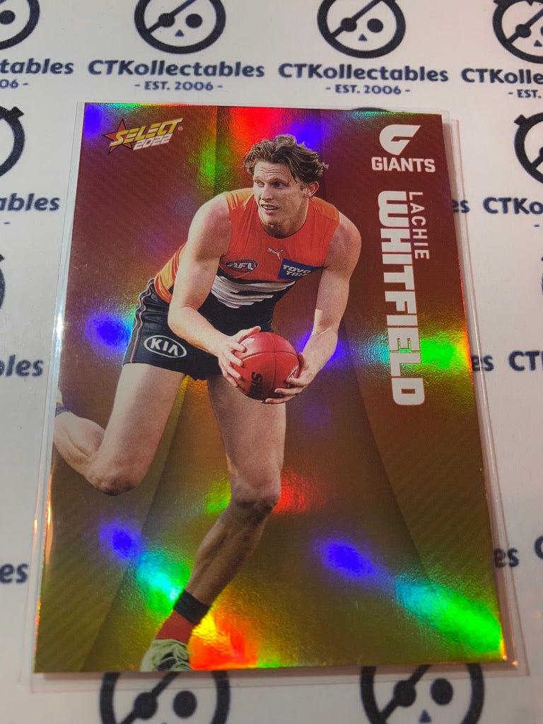 2022 AFL Footy Stars Sunset Parallel - Lachie Whitfield PS81