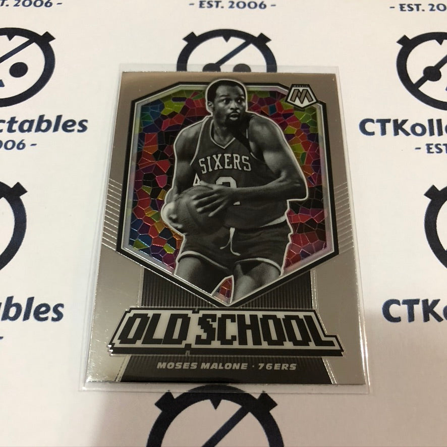 Moses Malone Old School #7 2019-20 NBA Mosaic