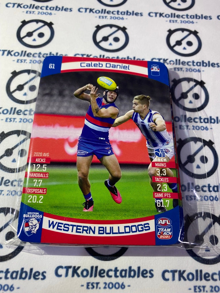 2021 AFL Teamcoach Western Bulldogs team set~