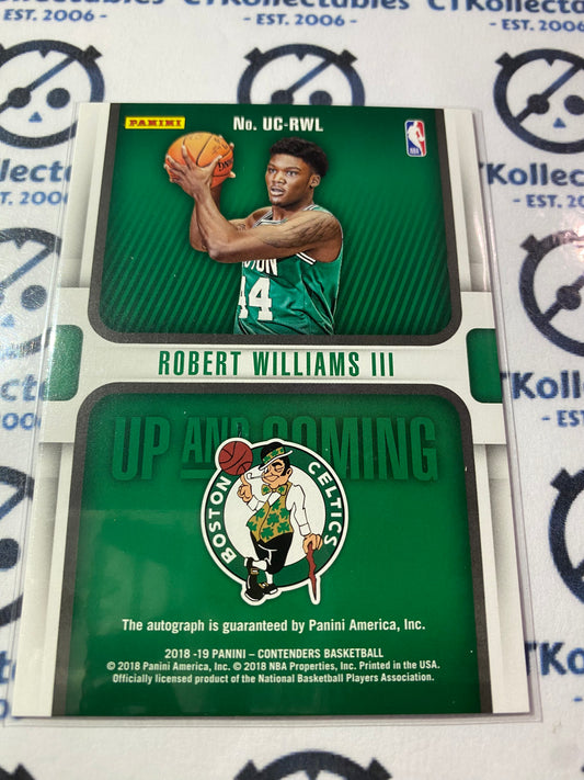 2018-19 NBA Panini Contenders RC Robert Williams Up & Coming Auto #UC-RWL Celitcs