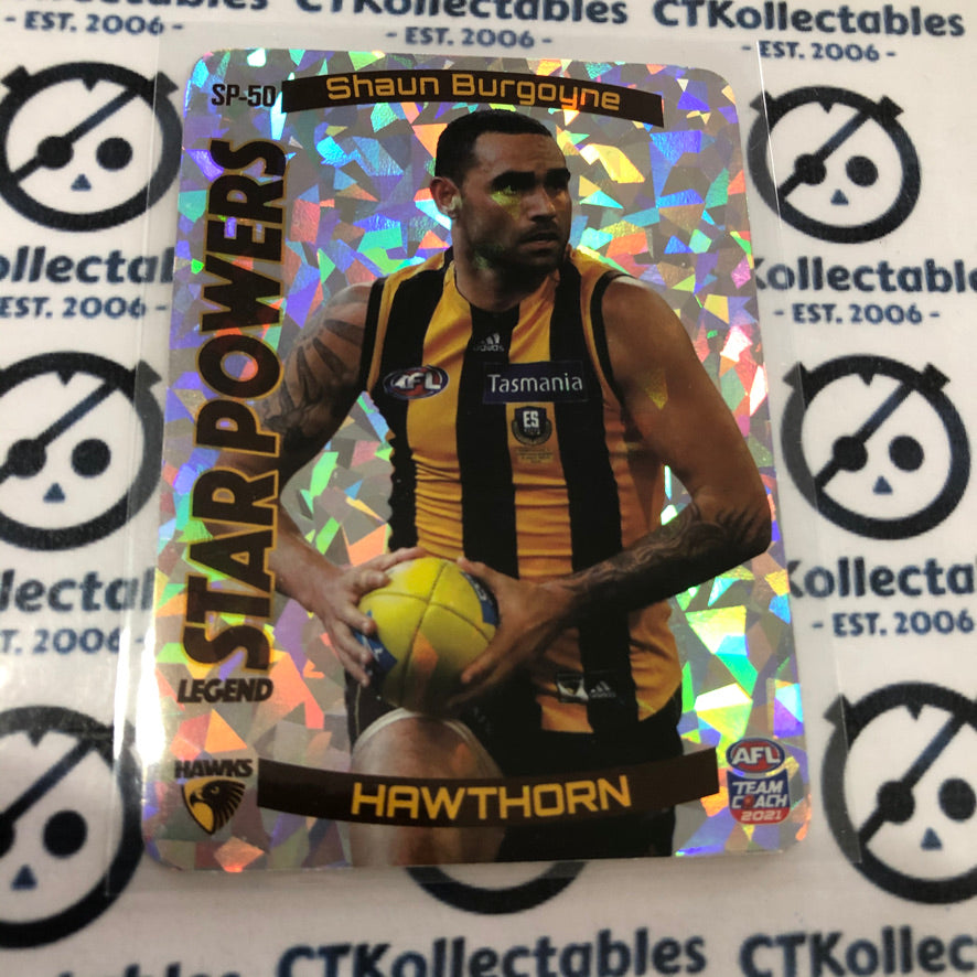 2021 AFL Teamcoach Star Power Silver- Shaun Burgoyne SP-50