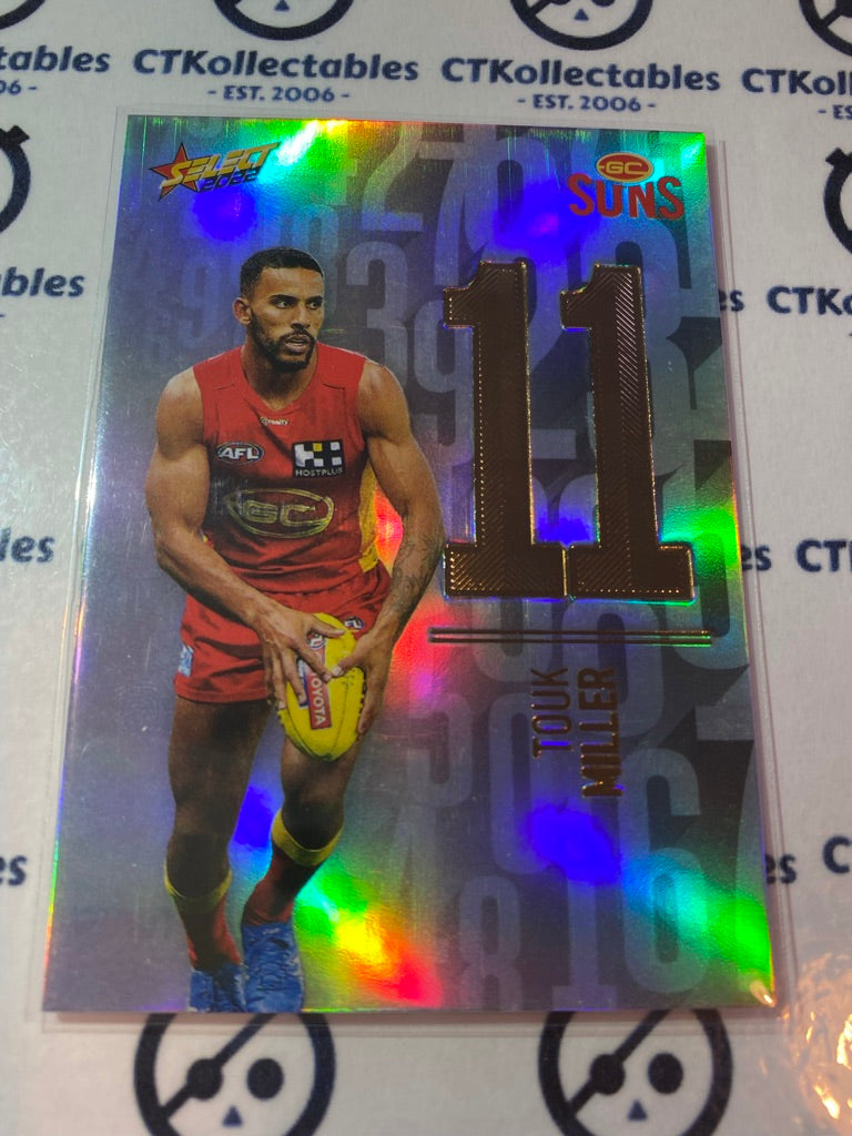 2022 AFL Footy Stars Numbers Daylight #ND101 Touk Miller #008/190