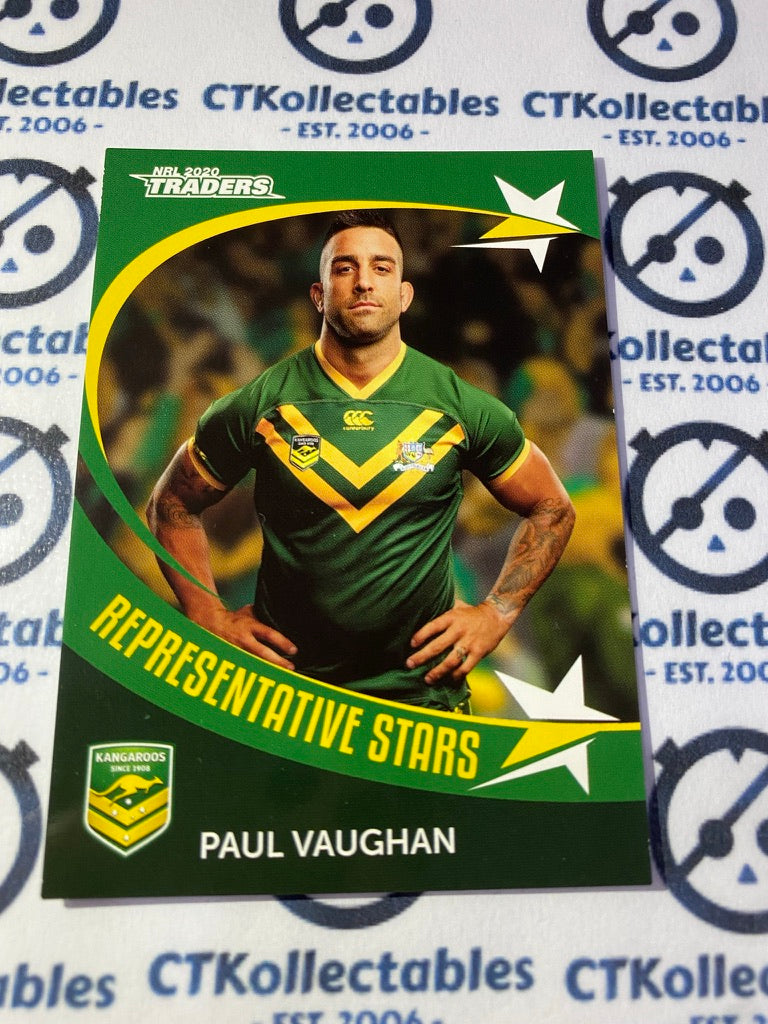 2020 NRL Traders Representative Stars Paul Vaughan RS8/54