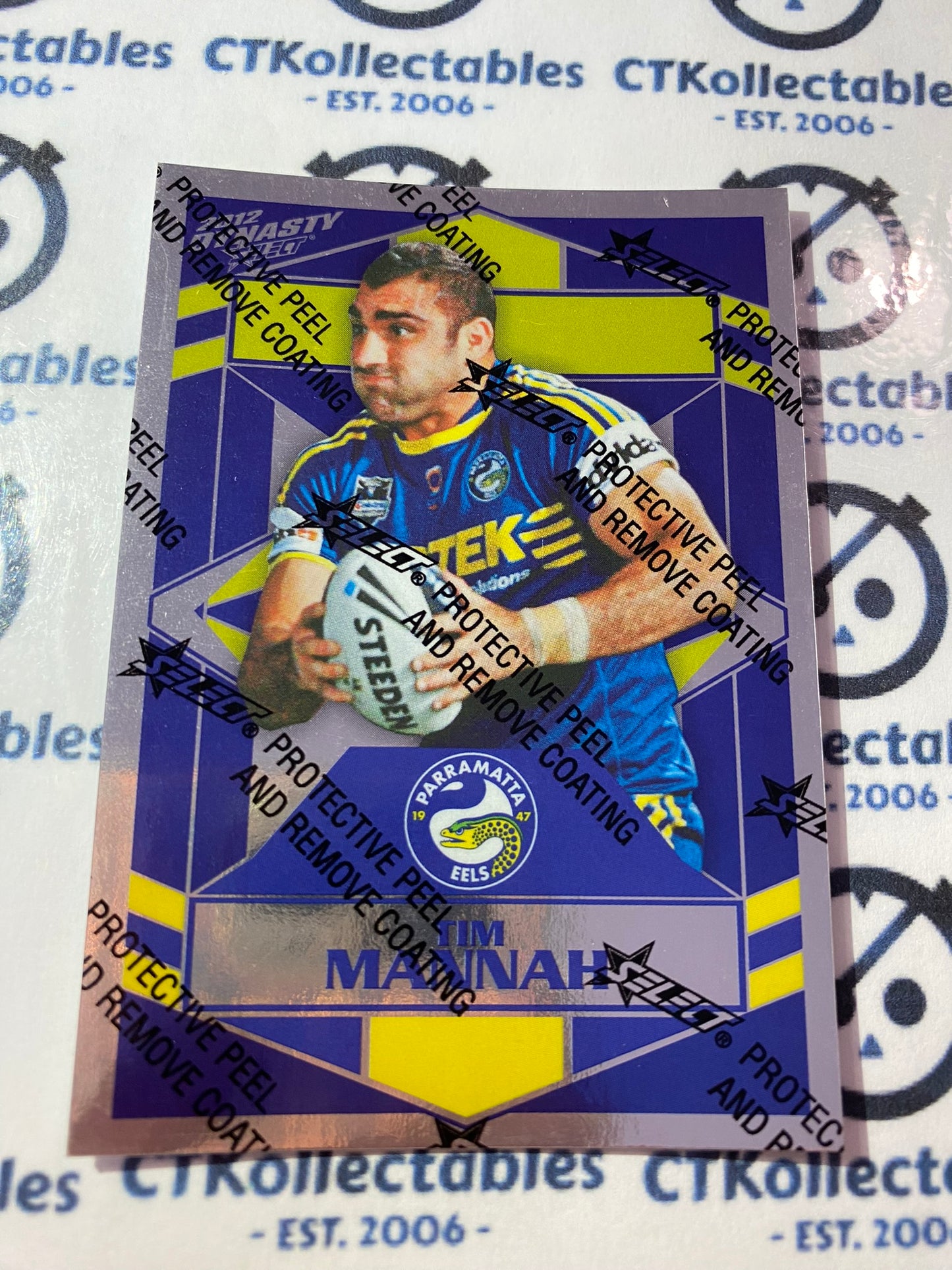 2012 NRL Select Dynasty Silver Parallel #SP118 Tim Mannah Eels
