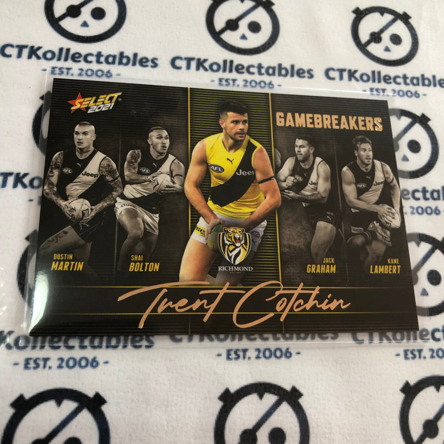 2021 AFL Footy Stars Gamebreakers Trent Cotchin GB67 Tigers