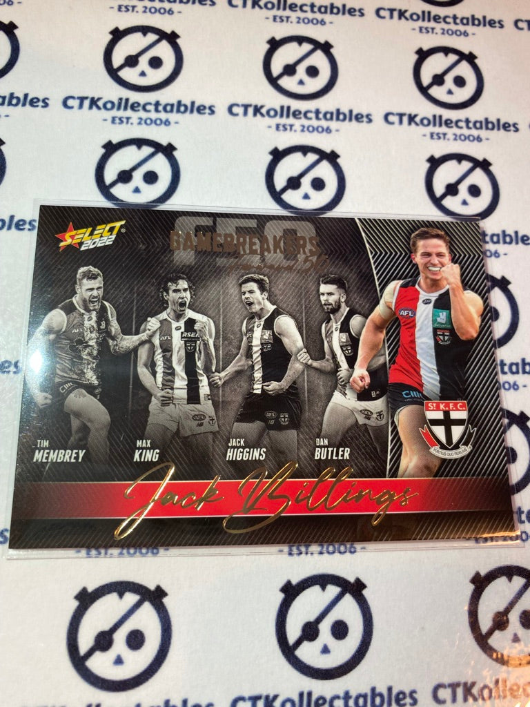 2022 AFL Footy Stars Gamebreakers Forward 50 - Jack Billings GB71