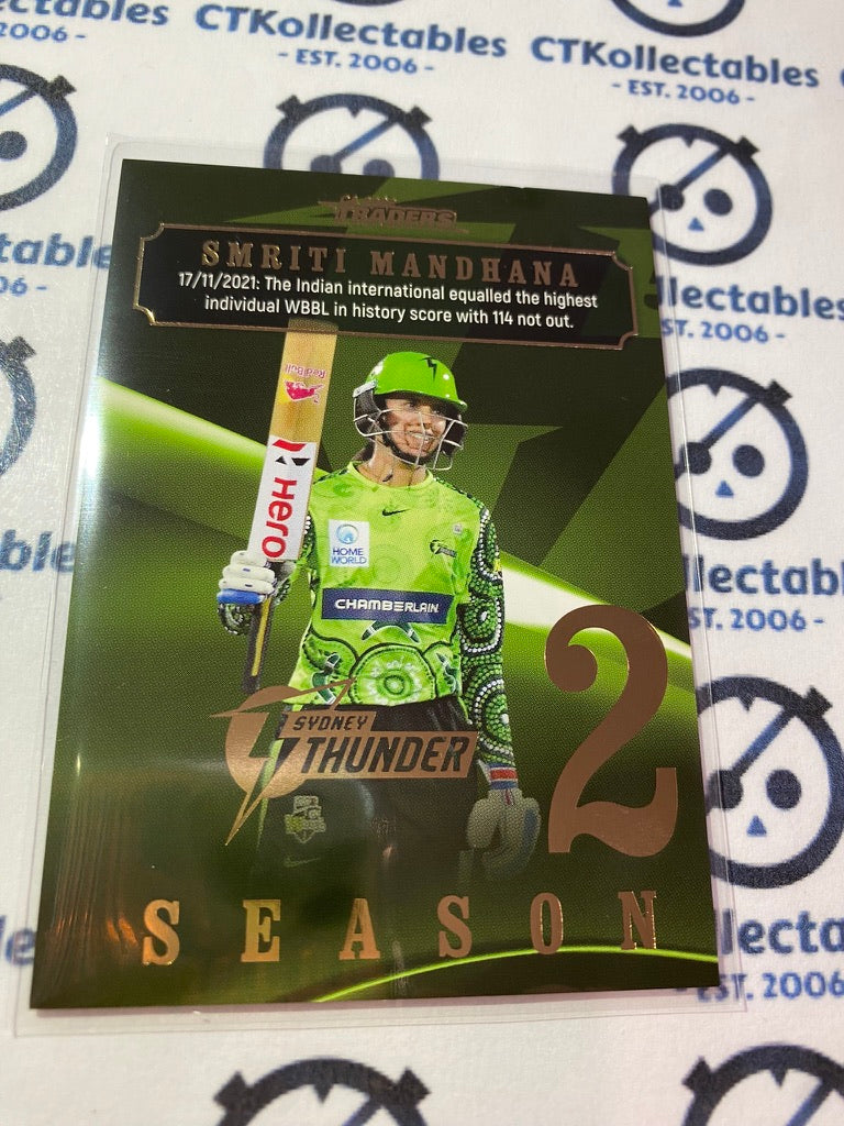 2022/2023 TLA Cricket Traders Season To Remember #STR22/24 Smriti Mandhana