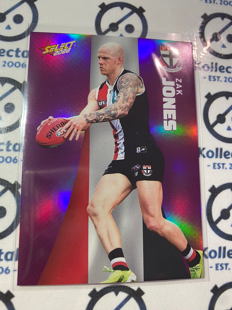 2022 AFL Footy Stars Purple Parallel - Zak Jones PP145