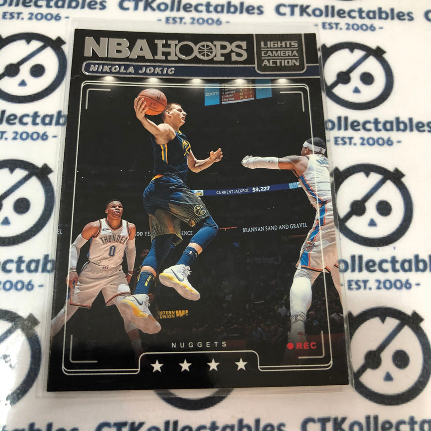 2018-19 PANINI Hoops Nikola Jokic Lights Camera Action #LCA-17