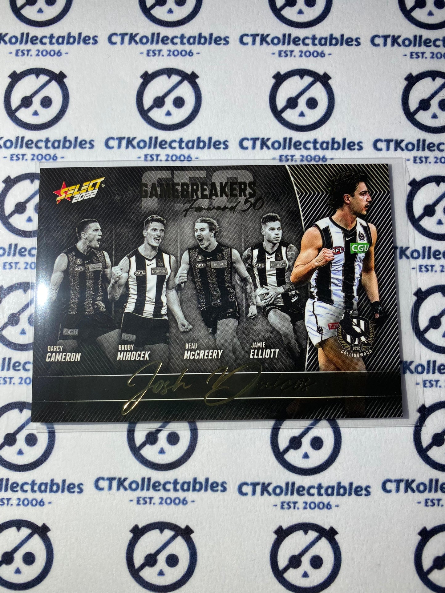 2022 AFL Footy Stars Gamebreakers Forward 50 - Josh Daicos GB17
