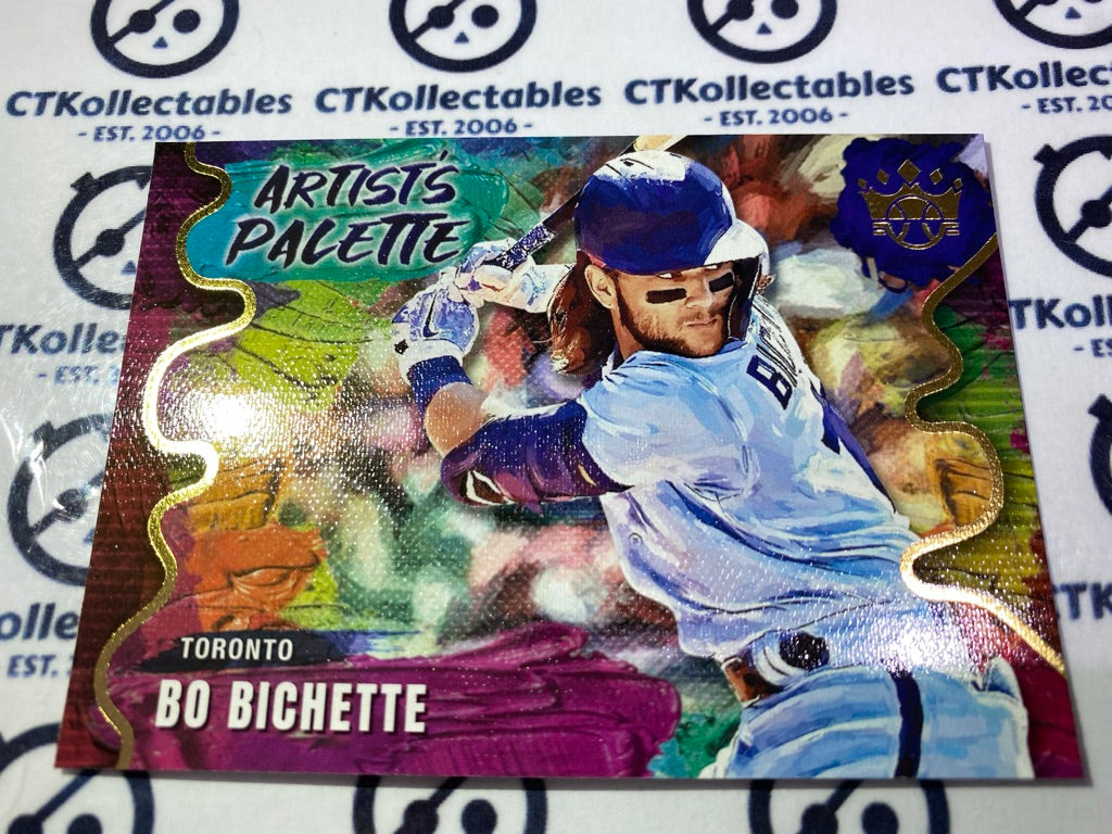 2022 Panini Diamond Kings Baseball Bo Bichette Artists Palette #AP-9 Toronto
