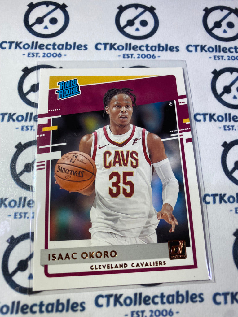 2020-21 NBA Donruss Rated Rookie Isaac Okoro #203 Cavaliers