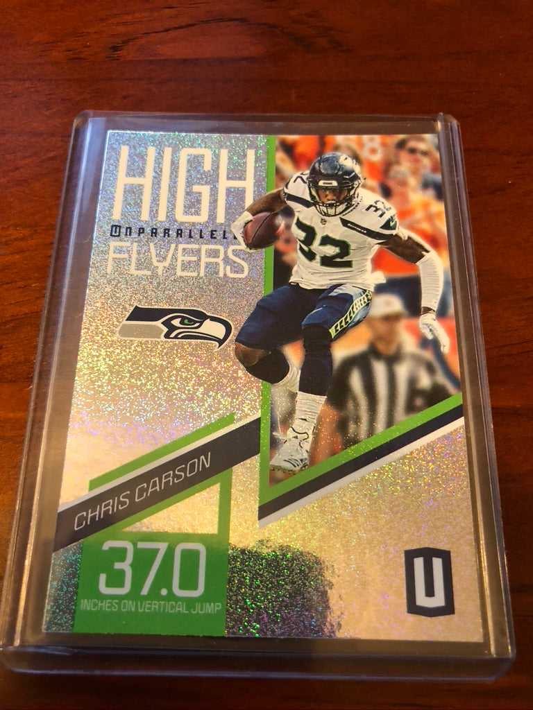 Chris Carson High Flyers #HF-CC 2019 NFL Unparalleled