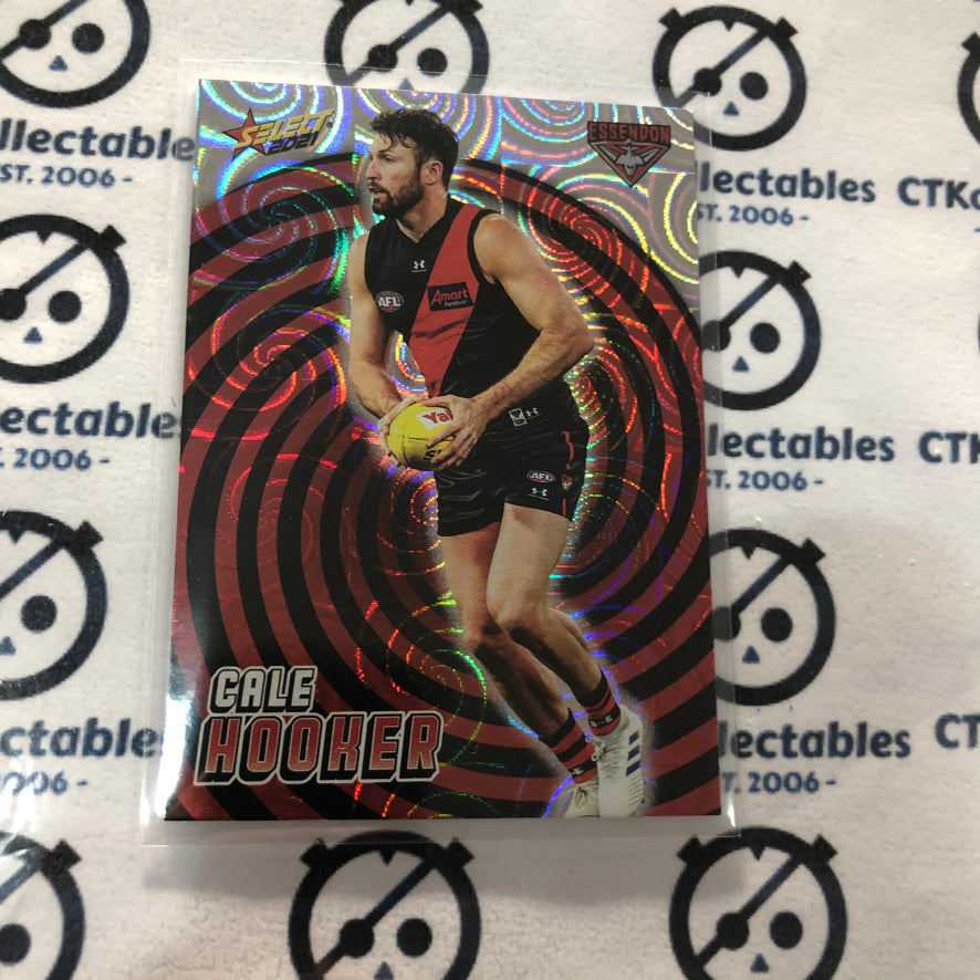 2021 AFL Footy Stars Holographic Foil Cale Hooker HF33