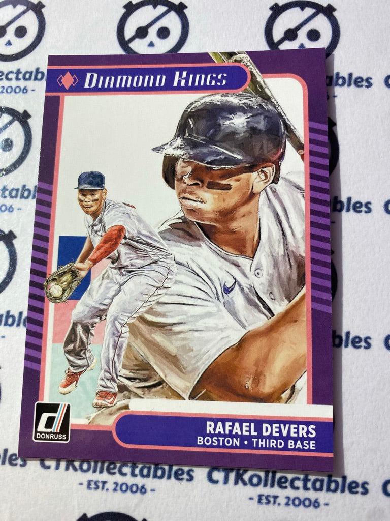 2021 Panini Donruss Baseball Rafael Devers Diamond Kings #5 Boston