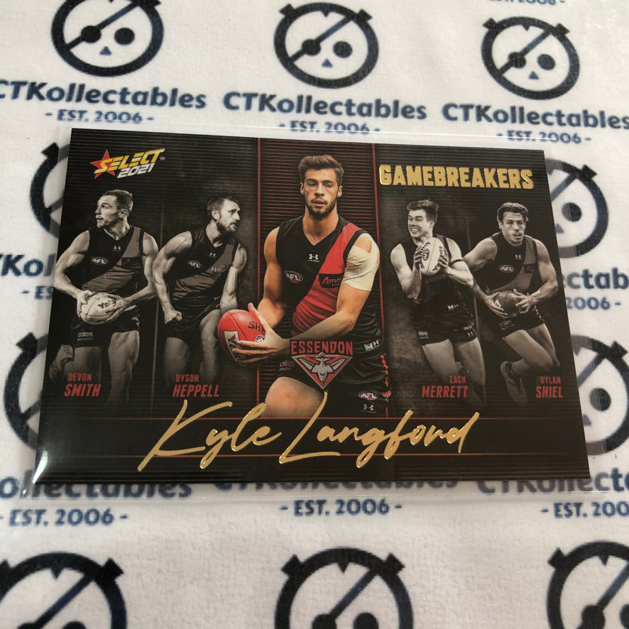 2021 AFL Footy Stars Gamebreakers Kyle Langford GB22 Bombers