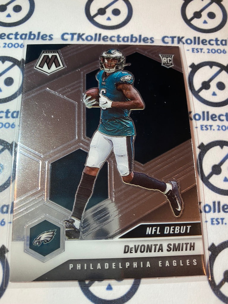 2021 Panini NFL Mosaic DeVonta Smith NFL DEBUT RC #246 Eagles