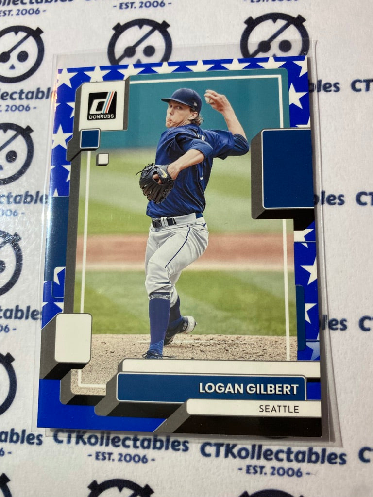 2022 Panini Donruss Baseball Logan Gilbert Stars & Stripes #198 Seattle
