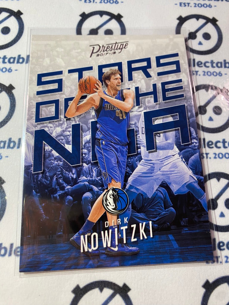 2017-18 Panini NBA Prestige Dirk Nowitzki Stars of the NBA #10 Mavericks