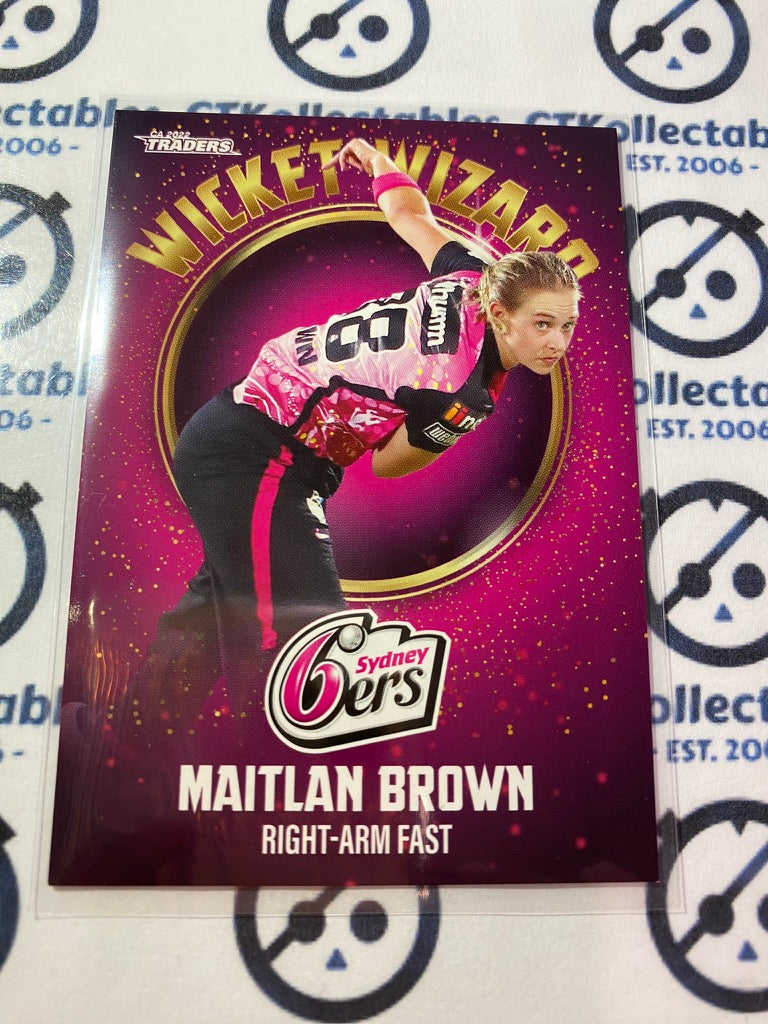 2022/2023 TLA Cricket Traders Wicket Wizards- Mailtlan Brown #WW22/24