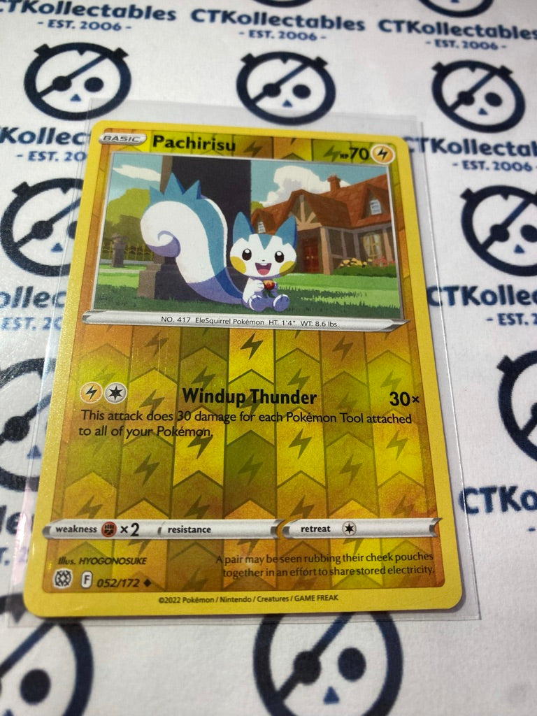 Pachirisu #052/172 Reverse Holo Pokémon Card Brilliant Stars