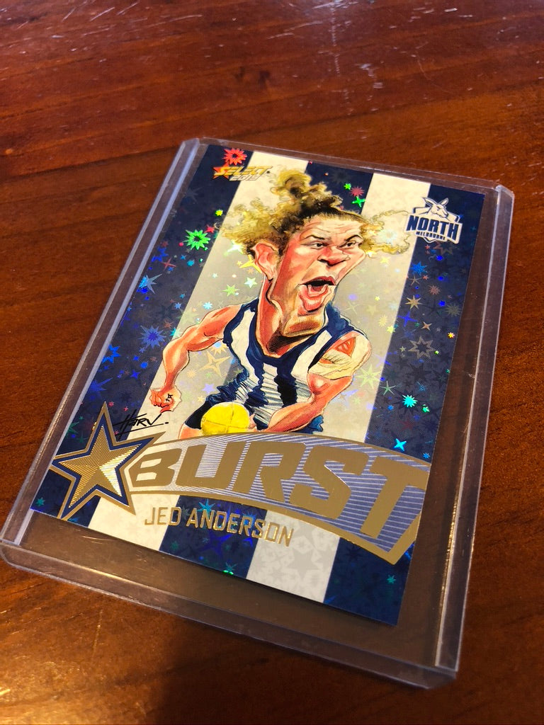Jed Anderson Starburst Caricature SBTC45 2019 footy stars