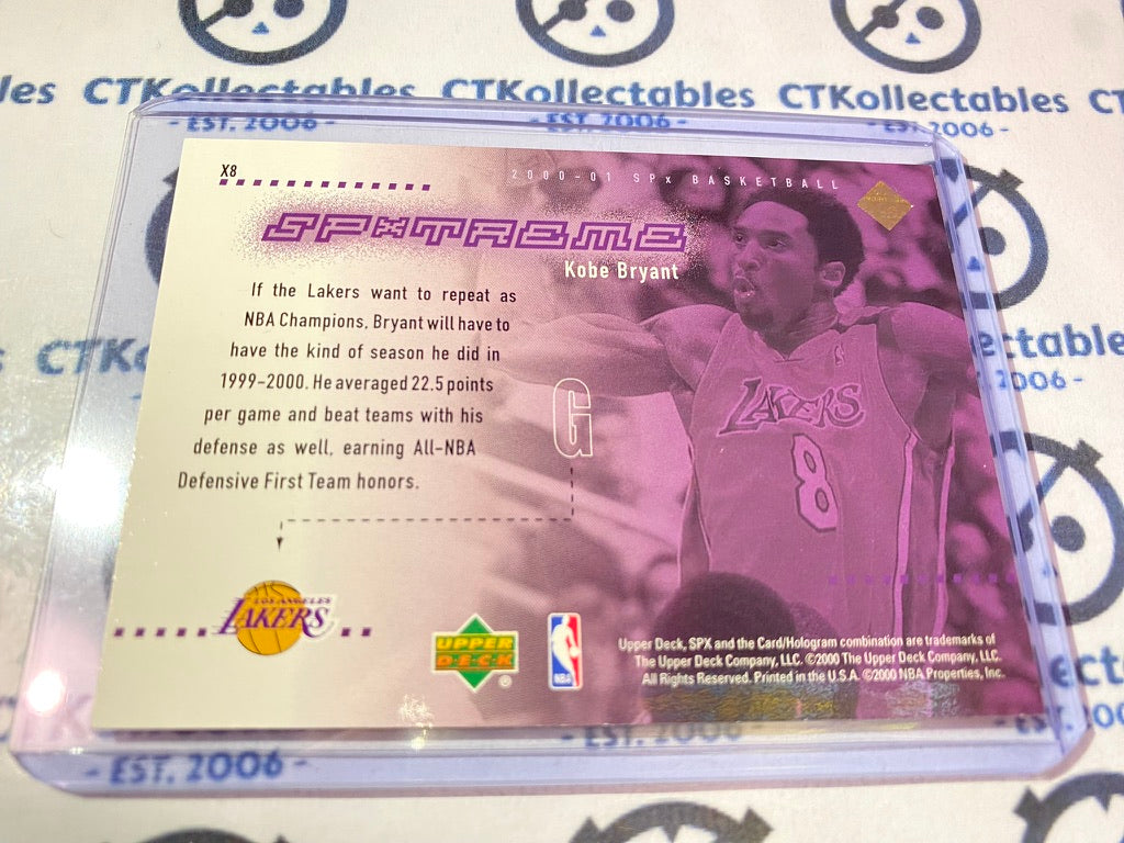 2000-01 Upper Deck SPX Kobe Brant SPxTreme #X8 Lakers