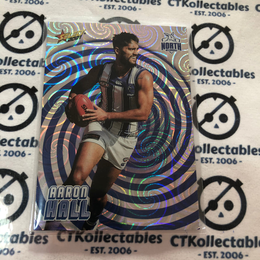 2021 AFL Footy Stars Holographic Foil Aaron Hall HF91