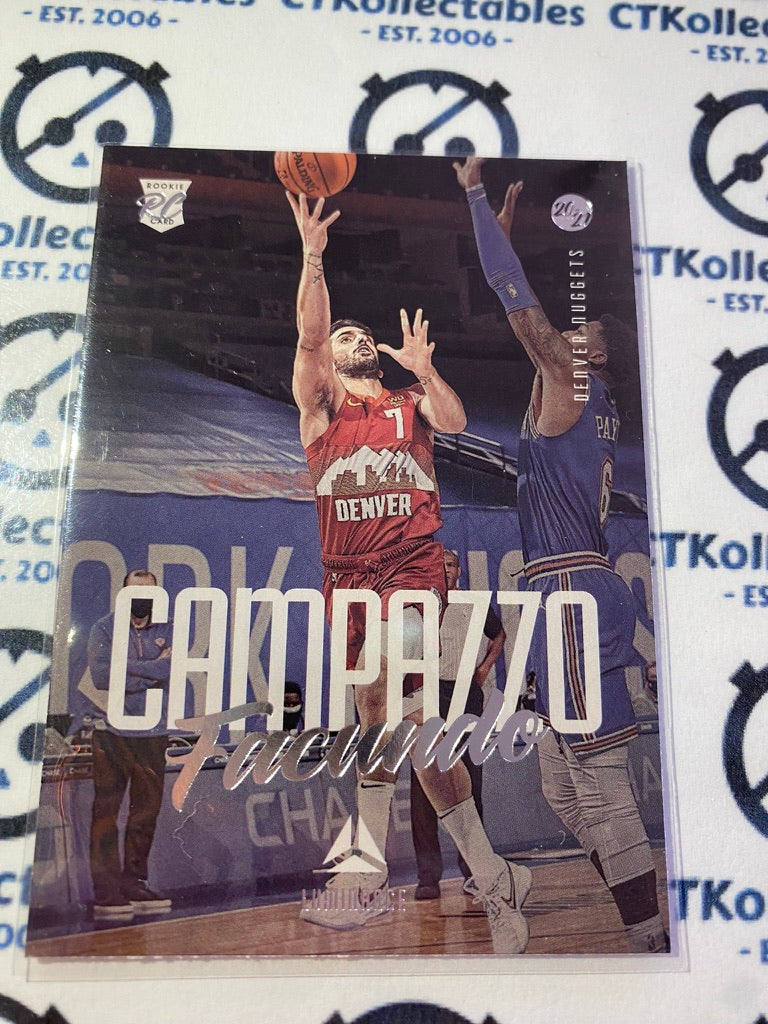 2020-21 NBA Panini Chronicles Luminance Facundo Campazzo Rookie RC #141 Nuggets