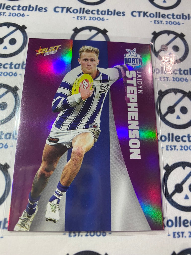 2022 AFL Footy Stars Purple Parallel - Jaidyn Stephenson PP118