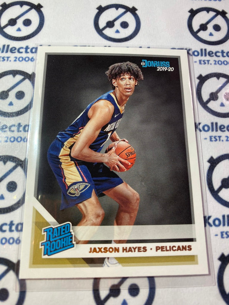 2019-20 NBA Panini Donruss Rated Rookie Jaxson Hayes #207 Pelicans
