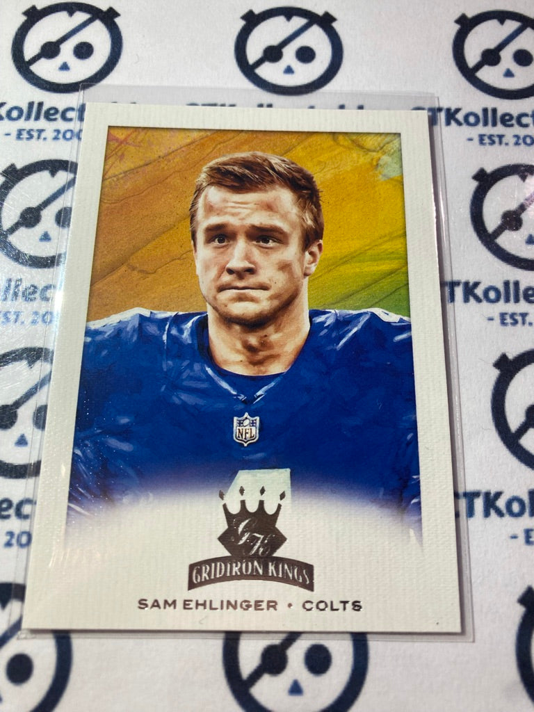 2021 NFL Chronicles Gridiron Kings Sam Ehlinger Rookie Card #GK-10 Colts