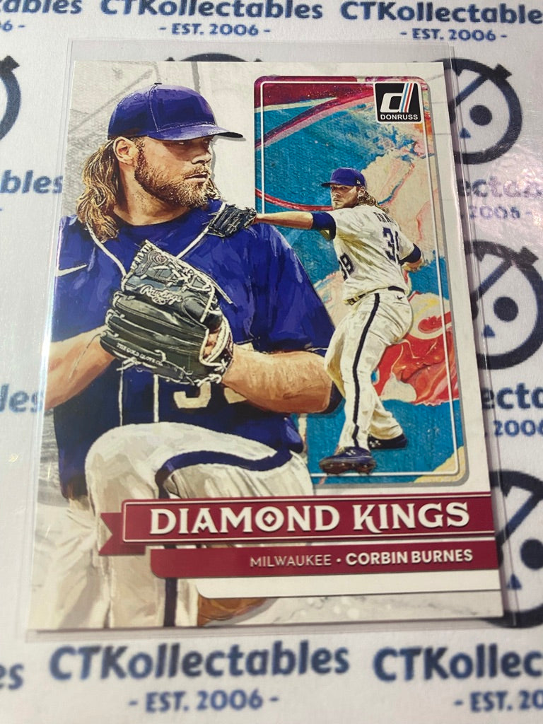 2022 Panini Donruss Baseball Diamond Kings #21 Corbin Burnes Milwaukee