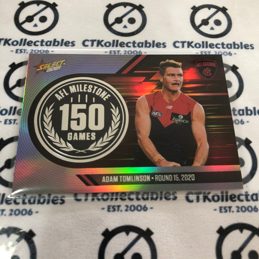 2021 AFL Footy Stars Milestone-150 Games Adam Tomlinson #MG43 Demons