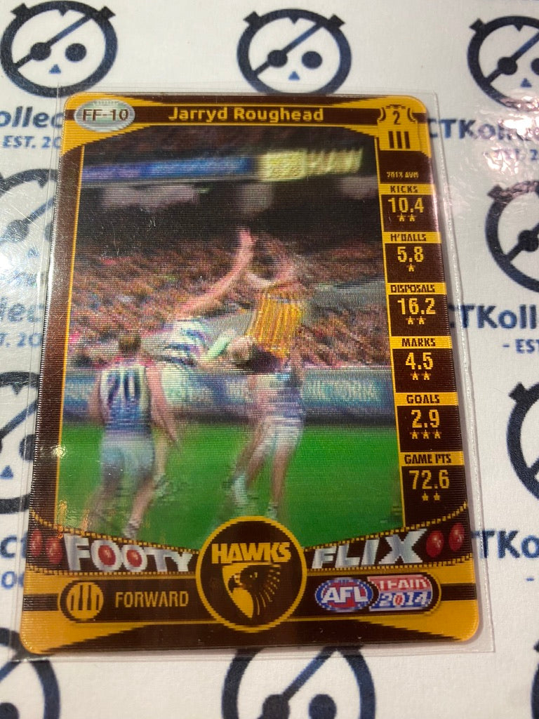 2014 AFL Teamcoach Footy Flix #FF-10 Jarryd Roughead Hawks