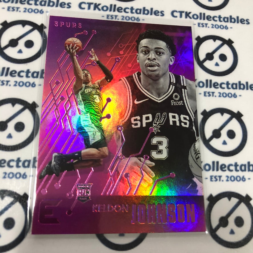 Keldon Johnson RC Pink #213 2019-20 NBA Chronicles essentials